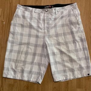 Quicksilver Amphibian Plaid Short